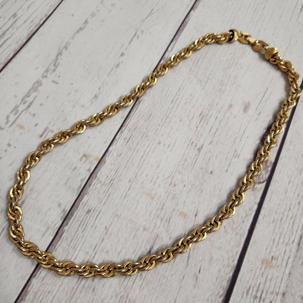 Gold Rope Chain Necklace for Women - Classic Shine